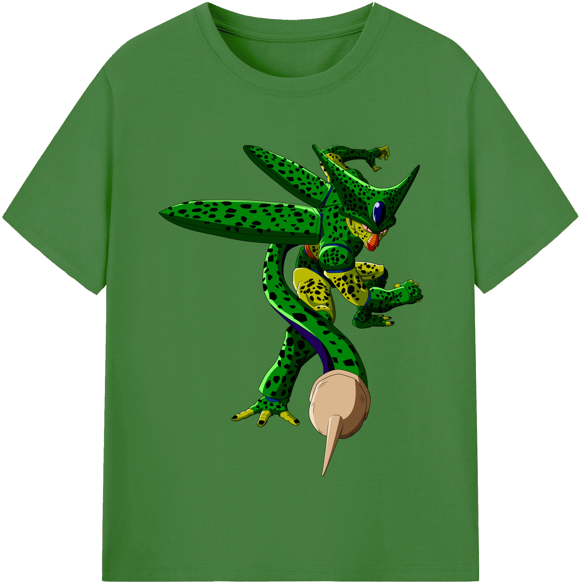 （画像用） ドラゴンボール セル DRAGON BALL Cell レディースカジュアルプリントTシャツ（綿100％）